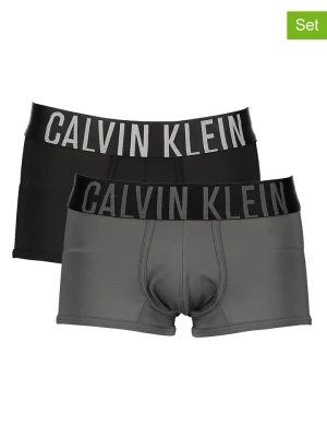 CALVIN KLEIN UNDERWEAR Bokserki (2 pary) w kolorze szaro-czarnym rozmiar: XL