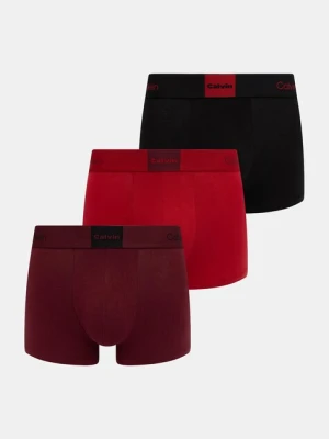 Calvin Klein Underwear bokserki 3-pack kolor bordowy LV00NB4476