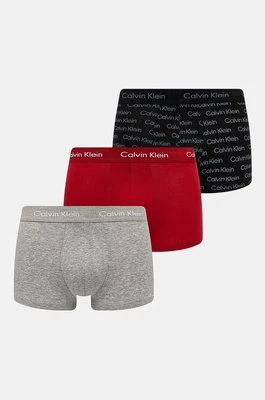 Calvin Klein Underwear bokserki 3-pack męskie kolor czerwony 000NB3055A