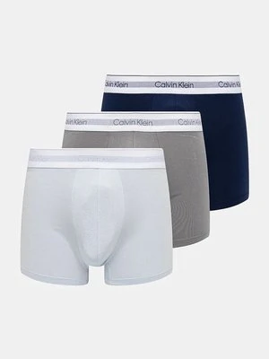 Calvin Klein Underwear bokserki 3-pack męskie kolor niebieski 000NB3954A