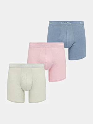 Calvin Klein Underwear bokserki 3-pack męskie kolor różowy 000NB1770A