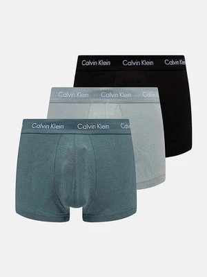 Calvin Klein Underwear bokserki 3-pack męskie kolor turkusowy