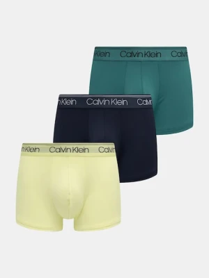 Calvin Klein Underwear bokserki 3-pack męskie kolor zielony 000NB2569A