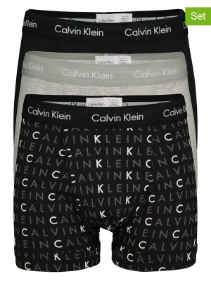 CALVIN KLEIN UNDERWEAR Bokserki (3 pary) w kolorze czarnym i szarym rozmiar: L