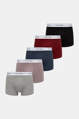 Calvin Klein Underwear bokserki 5-pack męskie kolor bordowy 000NB3991A