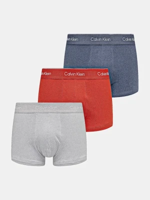 Calvin Klein Underwear bokserki bawełniane 3-pack kolor pomarańczowy LV00NB4389