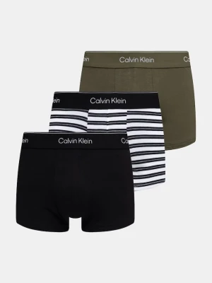 Calvin Klein Underwear bokserki dopasowane męskie 3-pack zielony