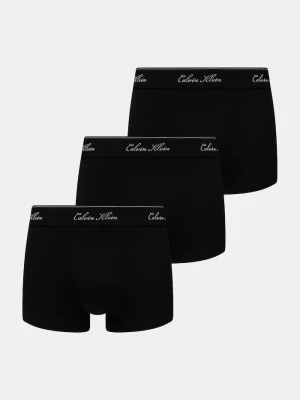 Calvin Klein Underwear bokserki dopasowane męskie bawełniane z elastanem 3-pack czarny