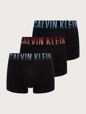 Calvin Klein Underwear bokserki dopasowane męskie bawełniane z elastanem 3-pack czarny
