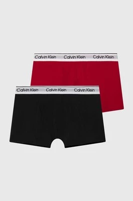 Calvin Klein Underwear bokserki dziecięce 2-pack kolor czerwony