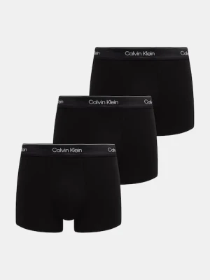 Calvin Klein Underwear bokserki męskie bawełniane z elastanem 3-pack czarny
