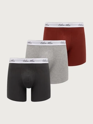 Calvin Klein Underwear bokserki męskie z bawełną 3-pack szary
