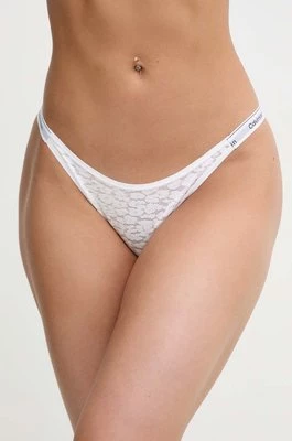Calvin Klein Underwear brazyliany kolor biały z koronki 000QD5155E