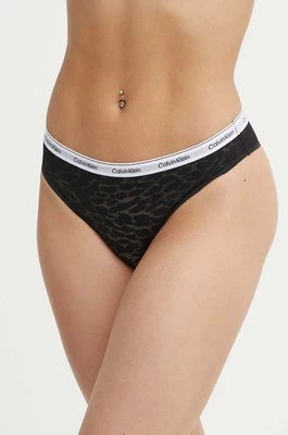 Calvin Klein Underwear brazyliany kolor czarny z koronki 000QD5233E