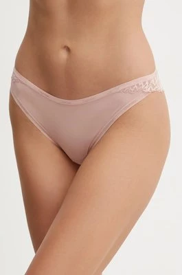 Calvin Klein Underwear brazyliany kolor różowy z koronki 000QF7829E