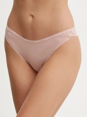 Calvin Klein Underwear brazyliany kolor różowy z koronki 000QF7829E