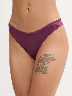 Calvin Klein Underwear brazyliany kolor różowy z koronki 000QF7829E