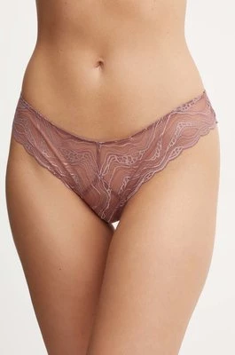 Calvin Klein Underwear brazyliany kolor różowy z koronki 000QF7926E