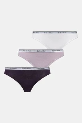 Calvin Klein Underwear figi 3-pack kolor szary 000QD5207E