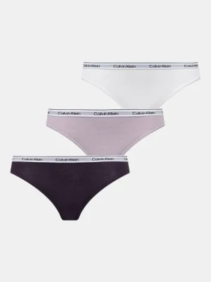 Zdjęcie produktu Calvin Klein Underwear figi 3-pack kolor szary 000QD5207E