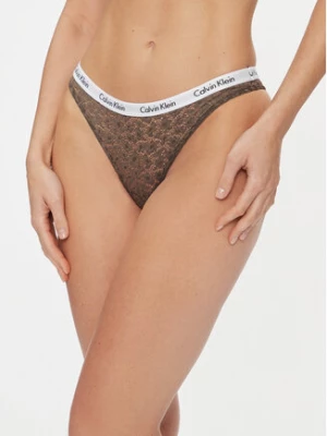 Calvin Klein Underwear Figi brazylijskie 000QD3859E Brązowy