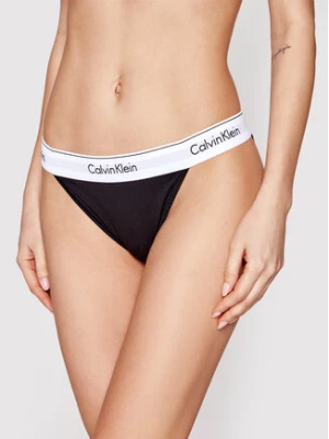 Calvin Klein Underwear Figi klasyczne Tanga 000QF4977A Czarny