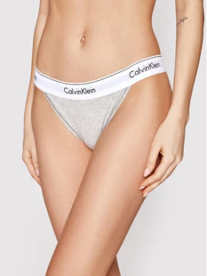 Calvin Klein Underwear Figi klasyczne Tanga 000QF4977A Szary