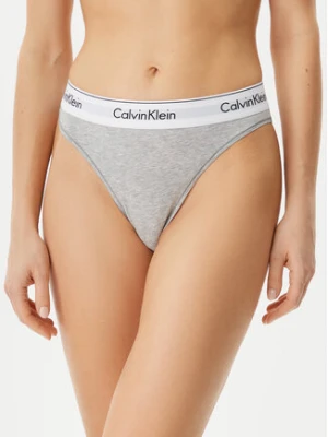 Calvin Klein Underwear Figi klasyczne z wysokim stanem LV00QF8319 Szary