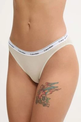 Calvin Klein Underwear figi kolor beżowy 000QD5044E