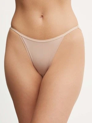 Calvin Klein Underwear figi kolor beżowy 000QD5176E