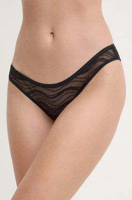 Calvin Klein Underwear figi kolor czarny z koronki 000QD3972E
