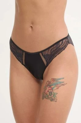 Calvin Klein Underwear figi kolor czarny z koronki 000QF7919E