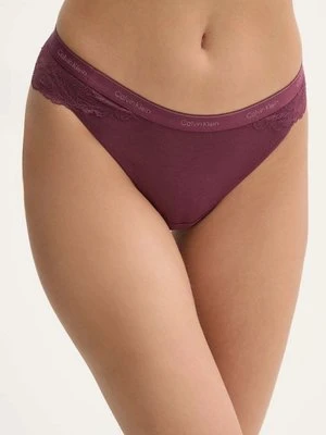 Calvin Klein Underwear figi kolor różowy transparentne 000QF7979E