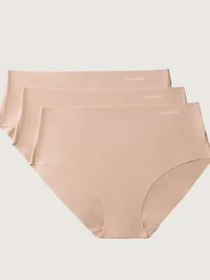 Calvin Klein Underwear Hipstery 3-pack beżowy