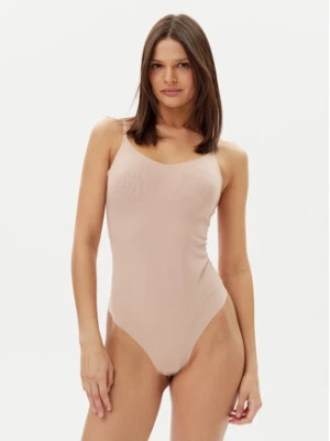 Calvin Klein Underwear Kombinezon modelujący LV00QF8295 Beżowy