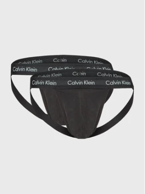 Calvin Klein Underwear Komplet 2 par slipów Jock Strap 000NB1354A Czarny