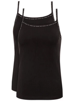 Calvin Klein Underwear Komplet 2 topów Cami 000QS6440E Czarny Regular Fit
