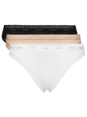 Calvin Klein Underwear Komplet 3 par fig klasycznych 000QD3804E Kolorowy