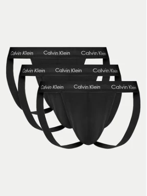 Calvin Klein Underwear Komplet 3 par slipów Jock Strap 000NB2623A Czarny