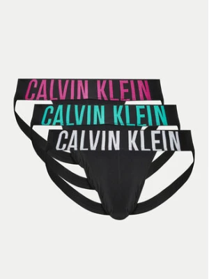 Calvin Klein Underwear Komplet 3 par slipów Jock Strap 000NB3606A Czarny