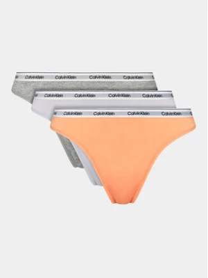 Calvin Klein Underwear Komplet 3 par stringów 000QD5209E Kolorowy
