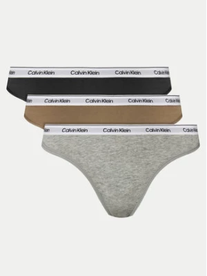 Calvin Klein Underwear Komplet 3 par stringów 000QD5209E Kolorowy