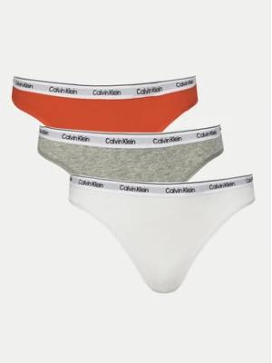 Calvin Klein Underwear Komplet 3 par stringów 000QD5209E Kolorowy