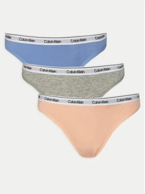 Calvin Klein Underwear Komplet 3 par stringów 000QD5209E Kolorowy