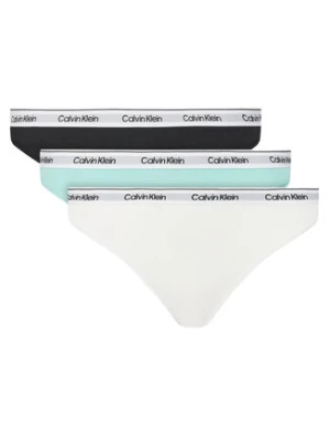 Calvin Klein Underwear Komplet 3 par stringów 000QD5209E Kolorowy