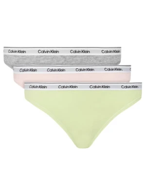 Calvin Klein Underwear Komplet 3 par stringów 000QD5209E Kolorowy