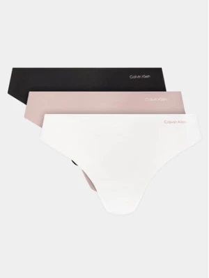Calvin Klein Underwear Komplet 3 par stringów 000QD5219E Kolorowy