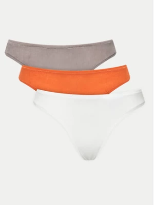 Calvin Klein Underwear Komplet 3 par stringów 000QD5220E Kolorowy