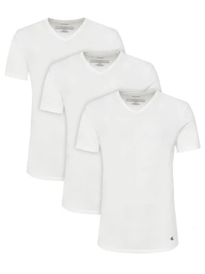 Calvin Klein Underwear Komplet 3 t-shirtów LV00NB4186 Biały Slim Fit
