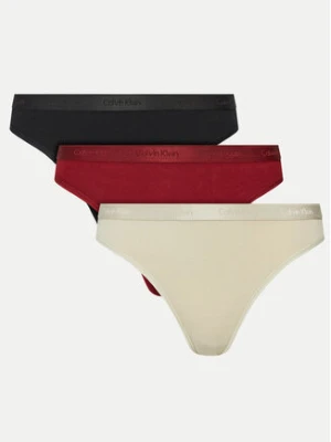Calvin Klein Underwear Komplet fig Bikini 3pk 000QD5243E Kolorowy